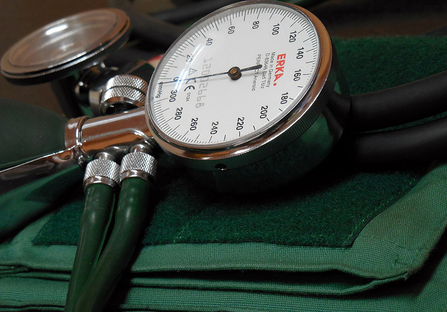 Analog blood pressure gauge