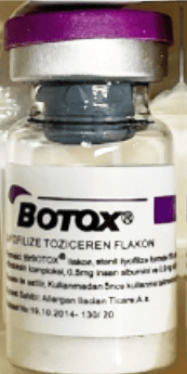 Counterfeit Botox vial