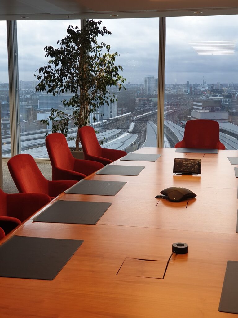 Corporate boardroom