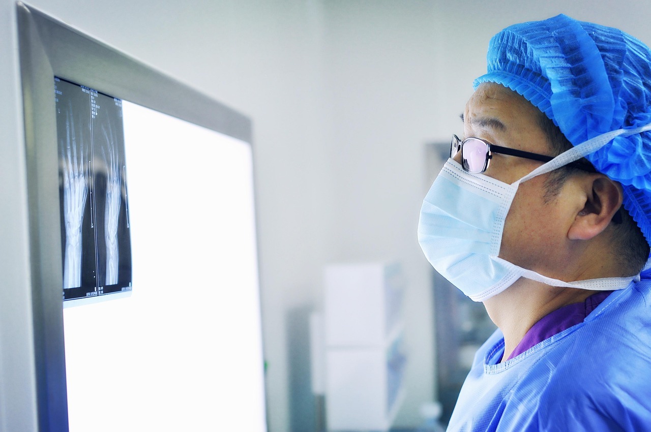 Orthopedist reviews and x-ray
