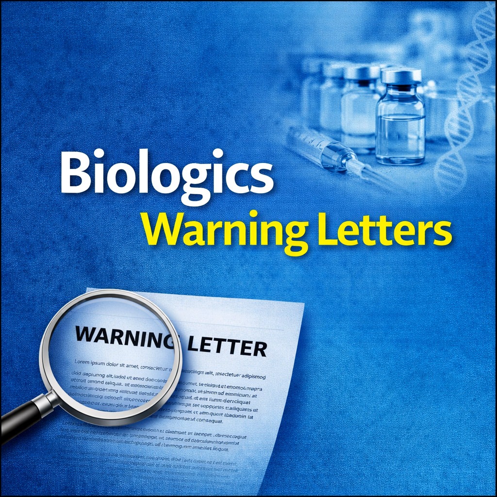 Biologics Warning Letters