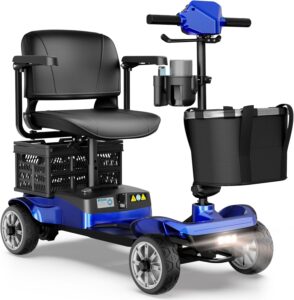 Foldable 4-Wheel Mobility Scooter for Adults