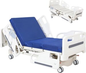 Premium Hospital Bed - 5 Function Full Electric ICU Medical Bed