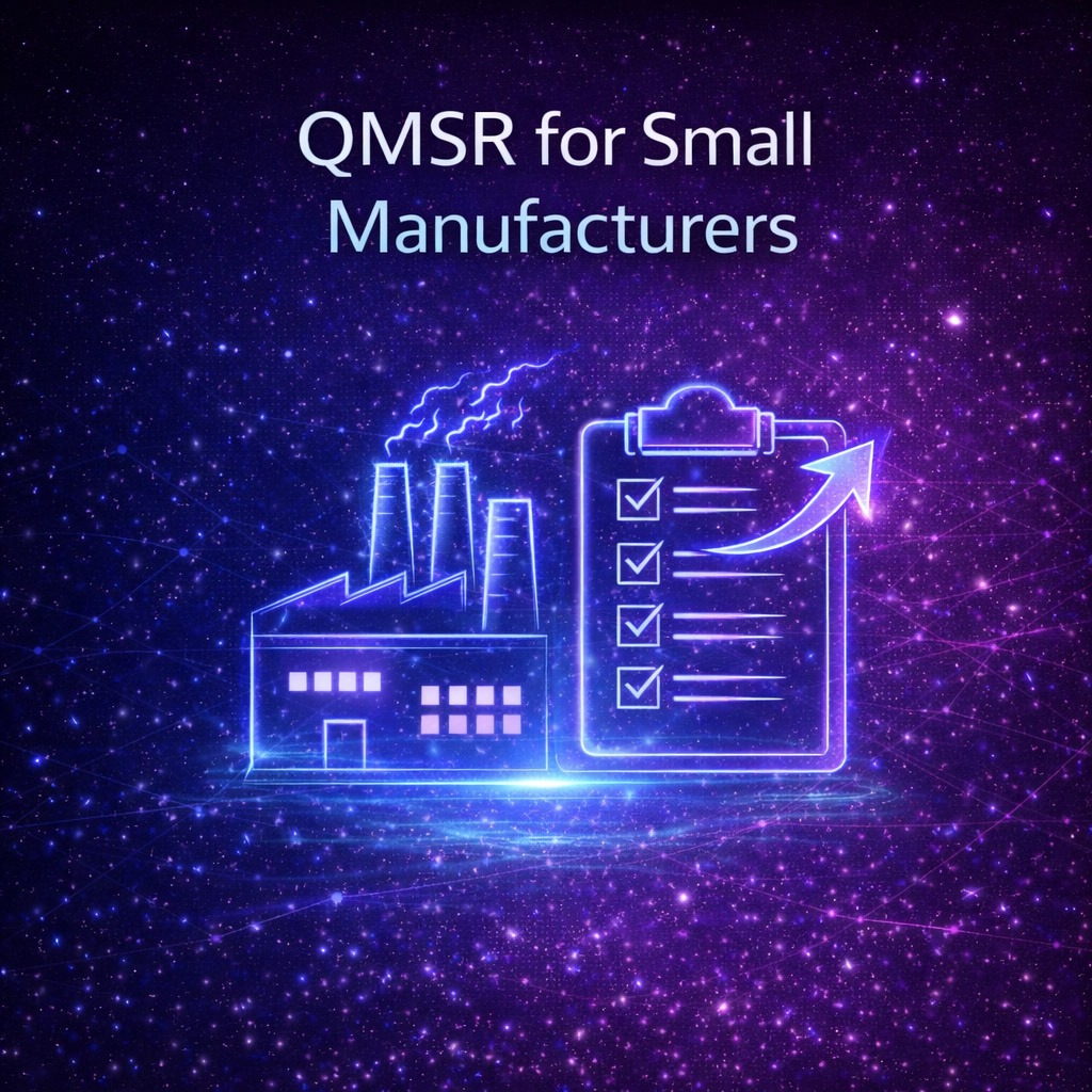 QMSR for small manufacturers tile